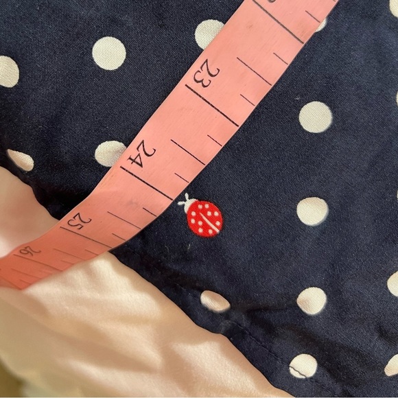 Crown & Ivy Navy Polka Dot with lady bugs Blouse size 3X - Picture 6 of 12